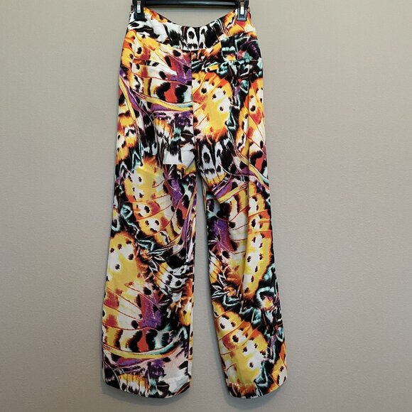 New York & Co, XS, Butterfly Outfit, Cropped Wide leg pants & Cold Shoulder top - Picture 6 of 13